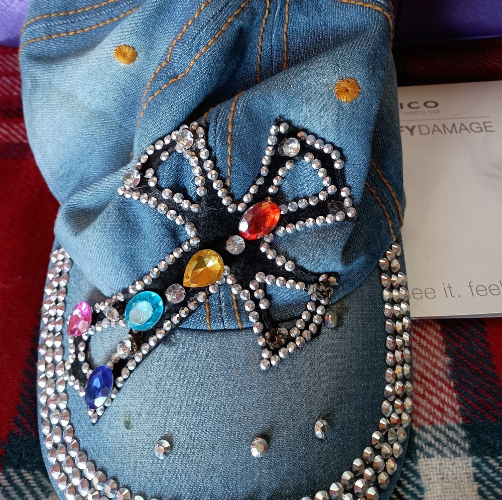 Bling cross hat